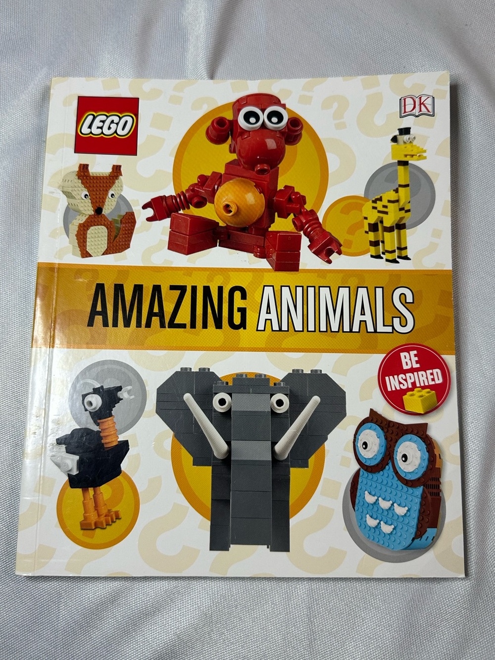 LEGO Amazing Animals Book - White, Yellow and Red Cover